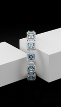Icy Blue Sapphire Bracelet
